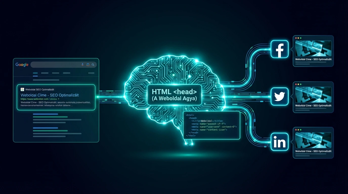 A HTML head szekció és a meta tagek kapcsolata a Google keresővel