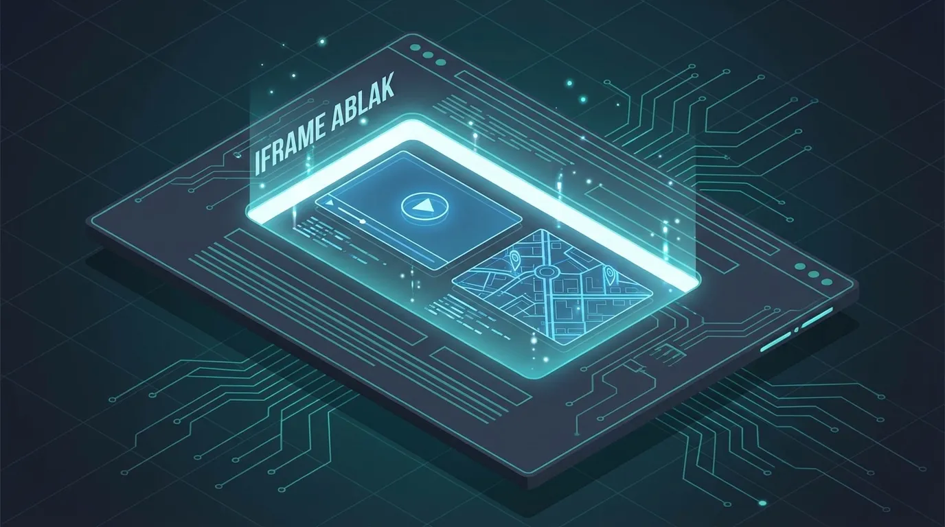 Külső tartalmak, például YouTube videók és Google Térkép beágyazása HTML iframe segítségével