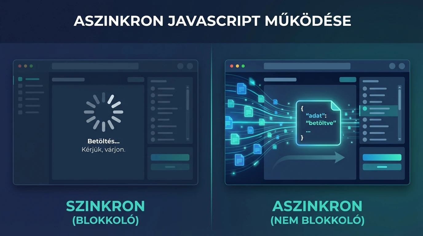 Aszinkron JavaScript működése és adatlekérés a Fetch API segítségével